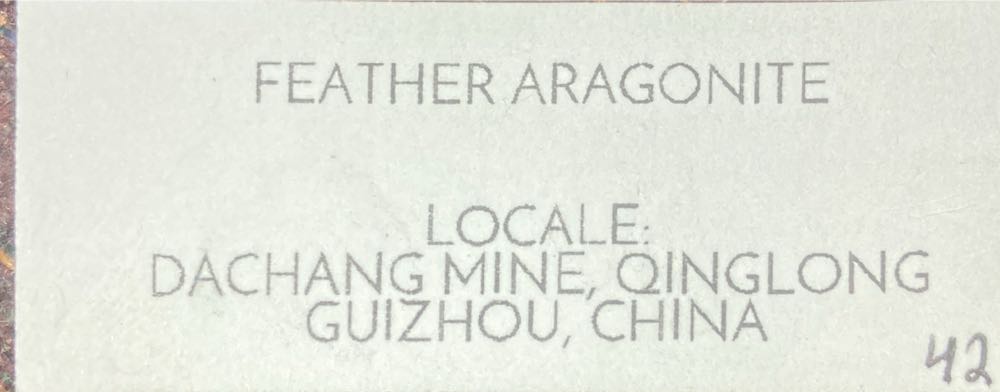 Feather Aragonite - The Traveling Gems art collectible - Main Image 2