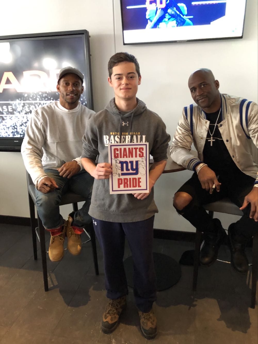 Victor Cruz/Deon Grant  art collectible - Main Image 2