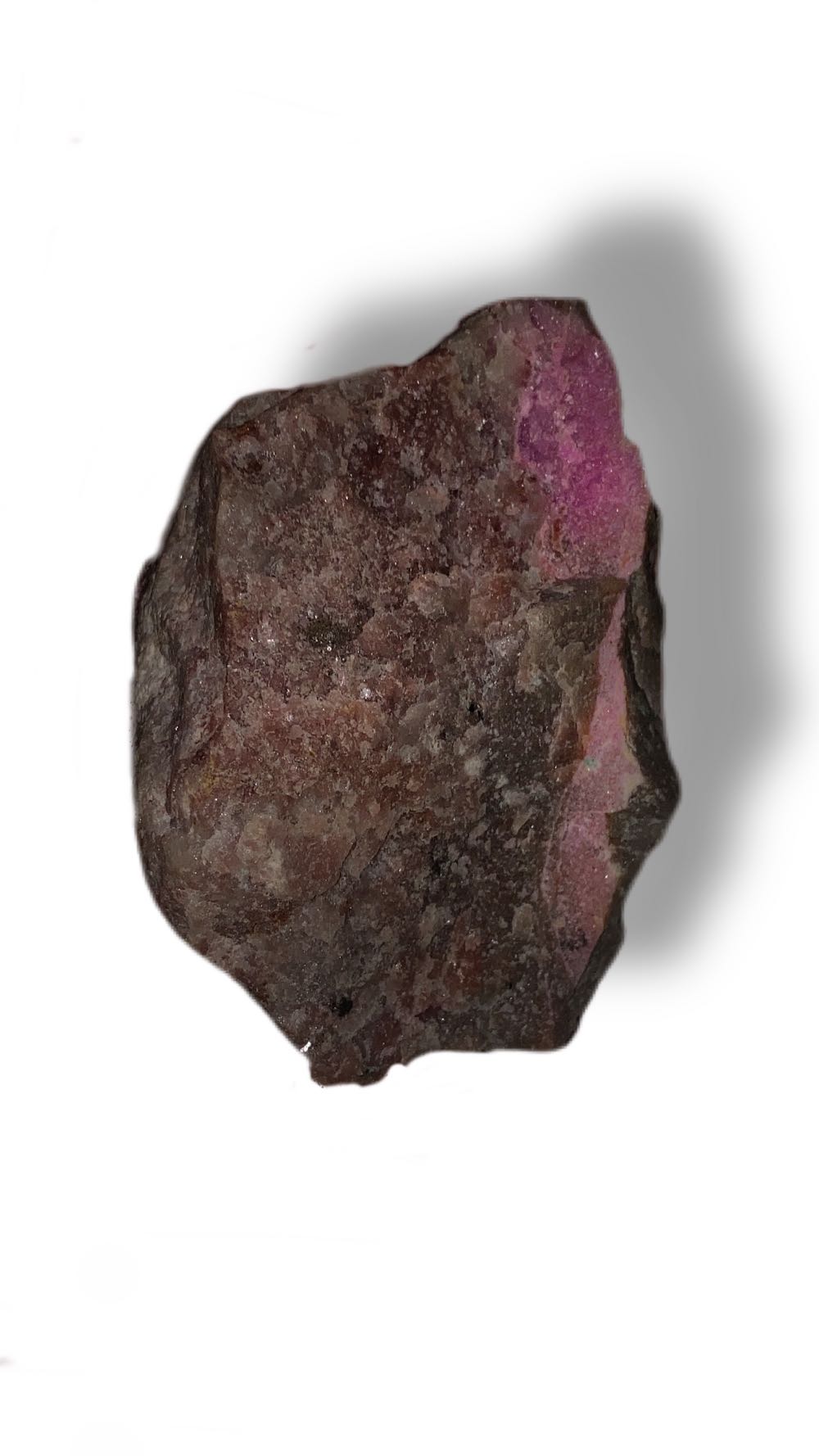 Malachite on Cobaltian Calcite - The Traveling Gems art collectible - Main Image 2