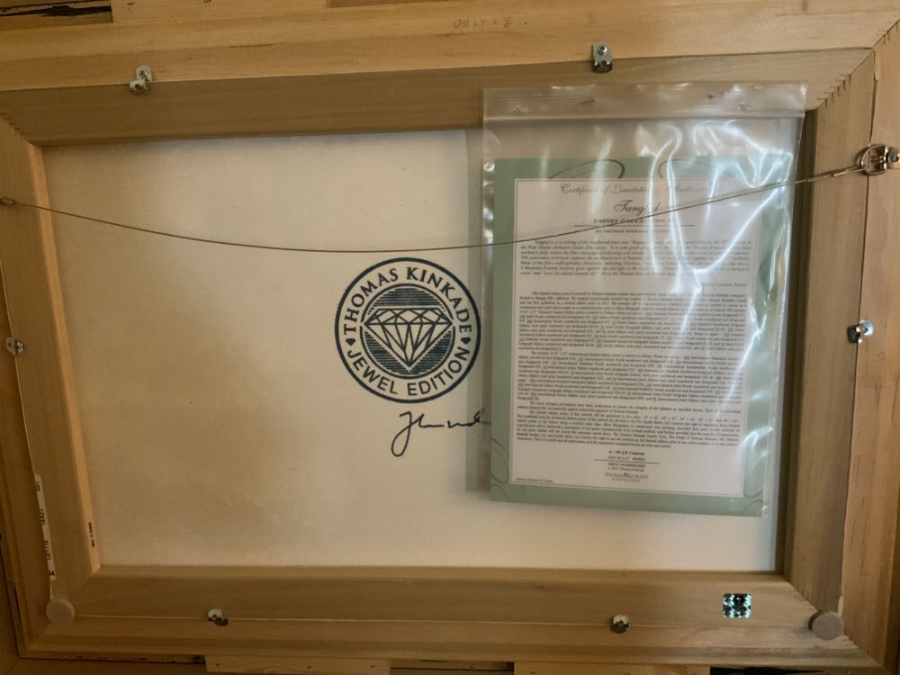 Tangled - Thomas Kinkade art collectible - Main Image 2