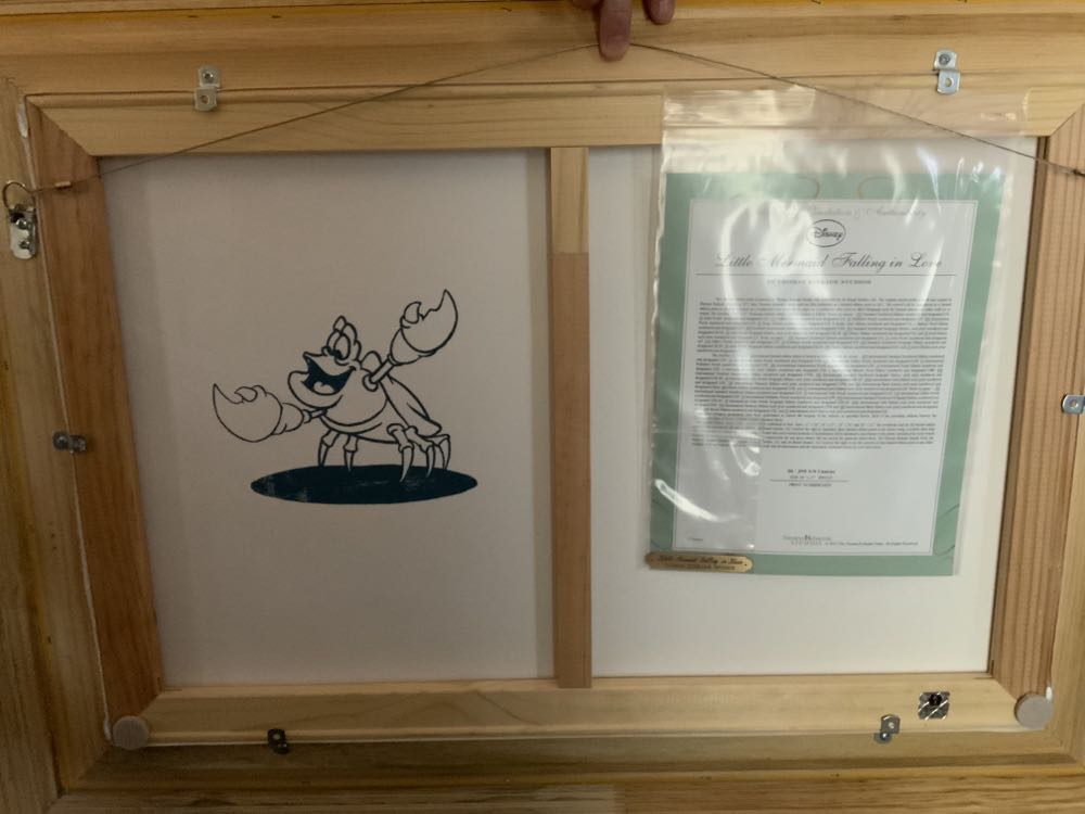 Little Mermaid Falling In Love - Thomas Kinkade art collectible - Main Image 2