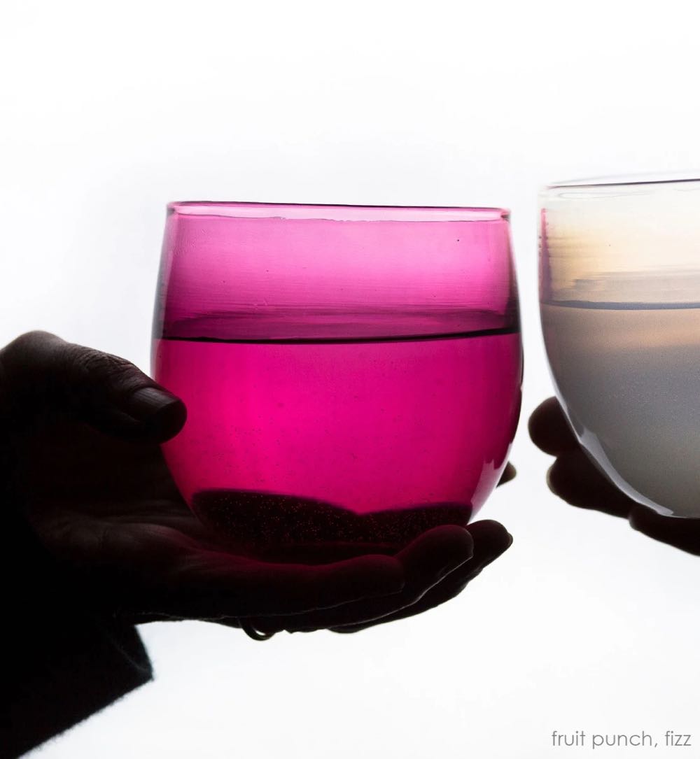 Fruit Punch Drinker - Glassybaby art collectible - Main Image 3