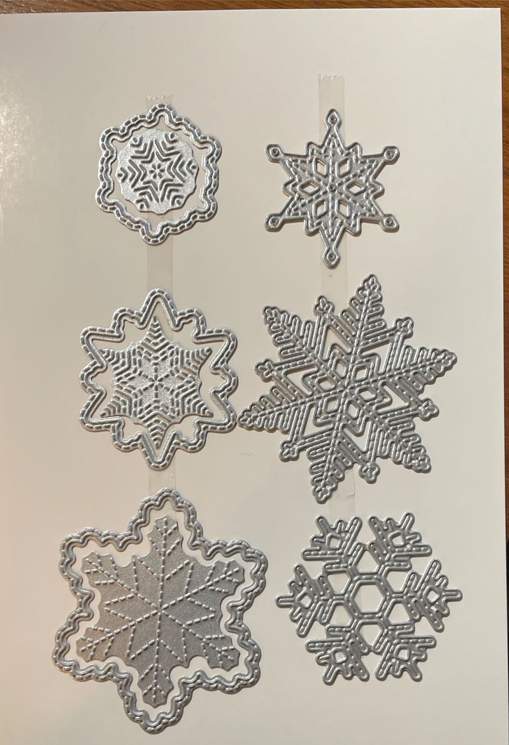 Dies Stitched Snowflakes  art collectible - Main Image 2