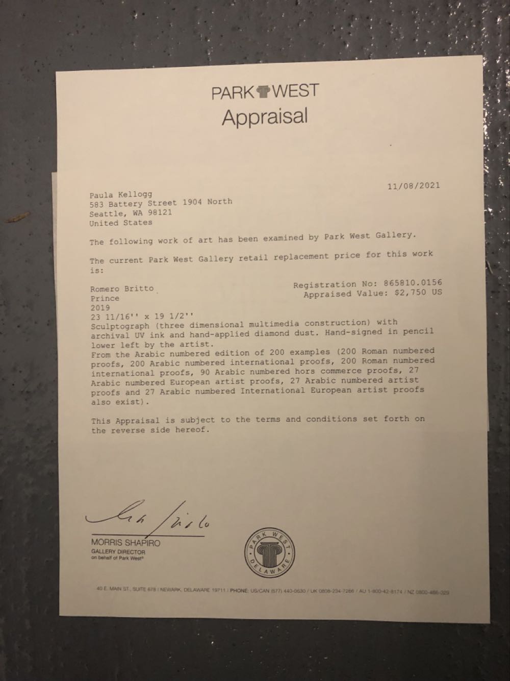 Prince - Romero Britto art collectible - Main Image 3