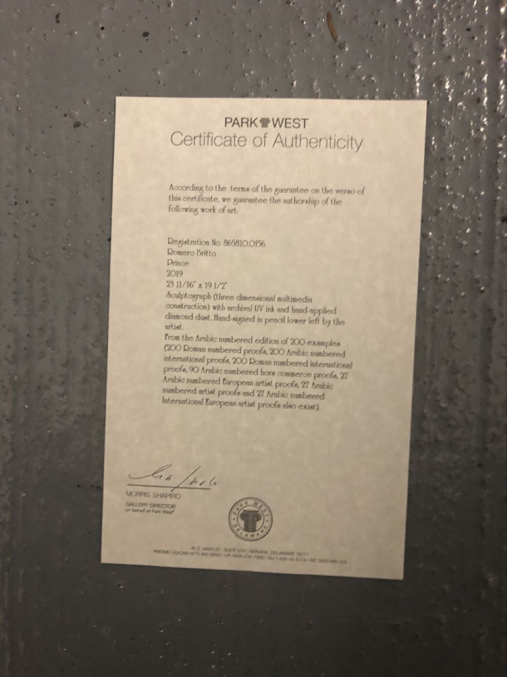 Prince - Romero Britto art collectible - Main Image 4