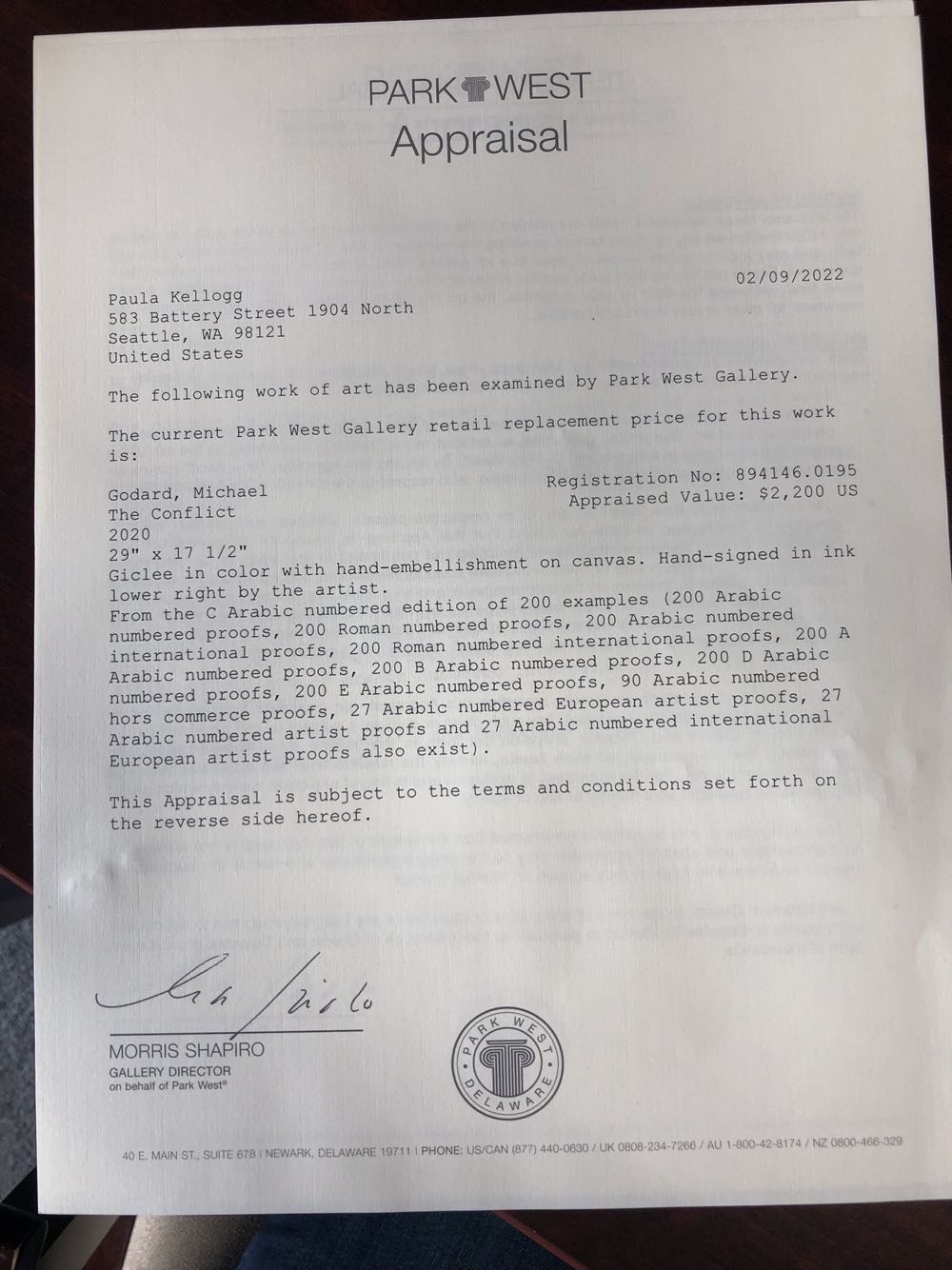 The Conflict - Michael Godard art collectible - Main Image 3