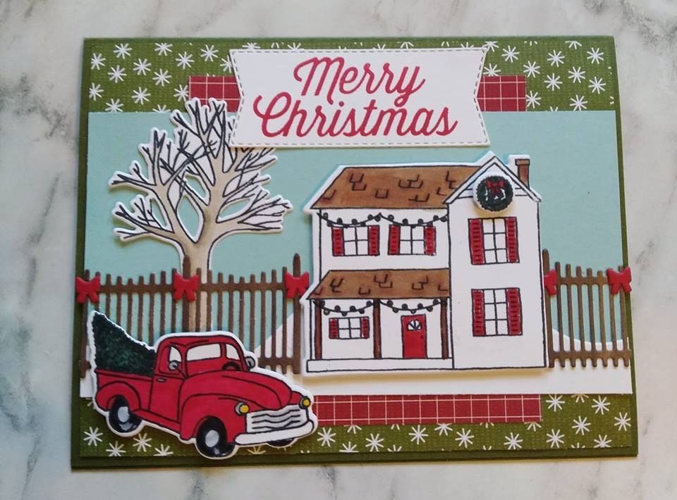 Farmhouse Christmas - Stampin’ Up! art collectible - Main Image 2