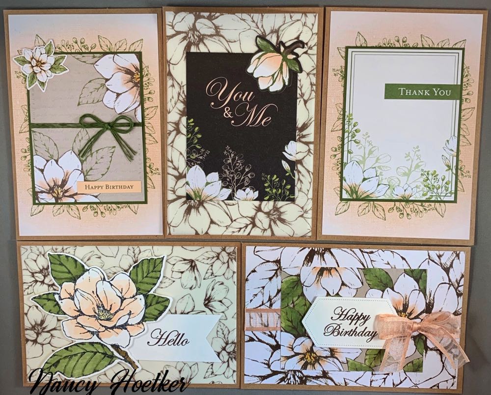 Magnolia Blooms - Stampin’ Up! art collectible [Barcode 152729] - Main Image 4