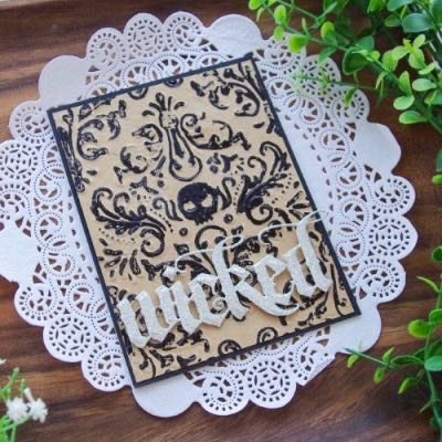 Skull Damask - Sizzix art collectible - Main Image 2