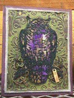 Skull Damask - Sizzix art collectible - Main Image 3