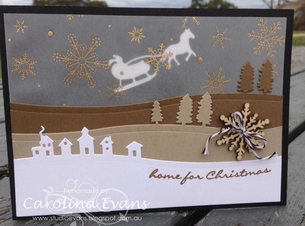Jingle all the way - Sleigh Ride - Stampin’ Up! art collectible [Barcode 139670] - Main Image 2