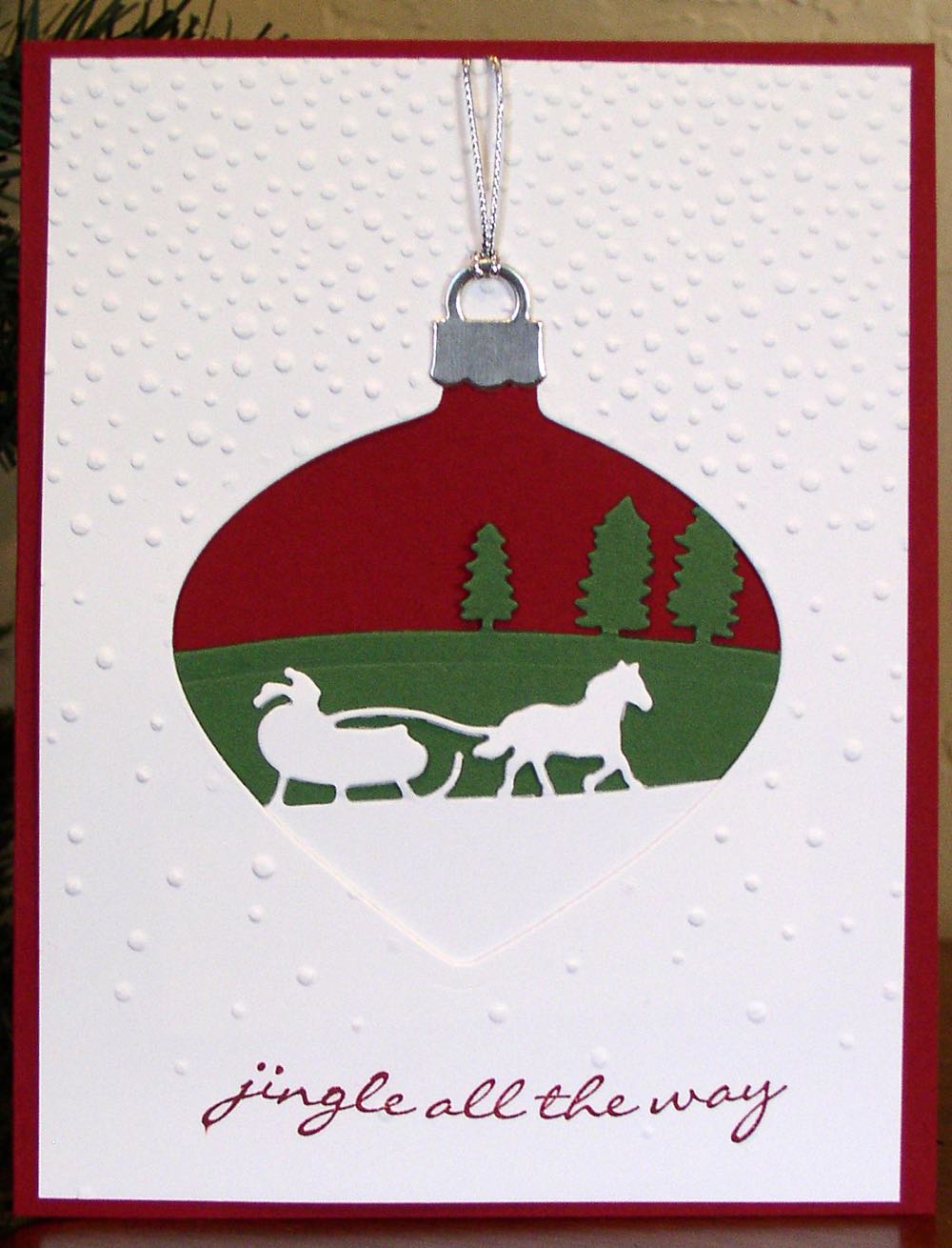 Jingle all the way - Sleigh Ride - Stampin’ Up! art collectible [Barcode 139670] - Main Image 4