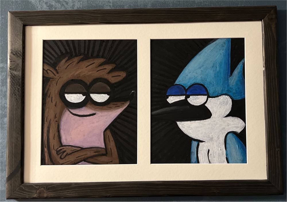 Moredcai & Rigby - Andrew Sheppard art collectible - Main Image 1