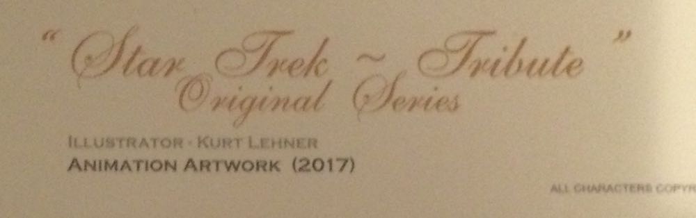 Star Trek The Original Series Art - Kurt Lener art collectible - Main Image 3