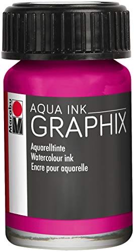Marabu Aqua Ink 15ml-magenta  art collectible [Barcode 4007751719416] - Main Image 1