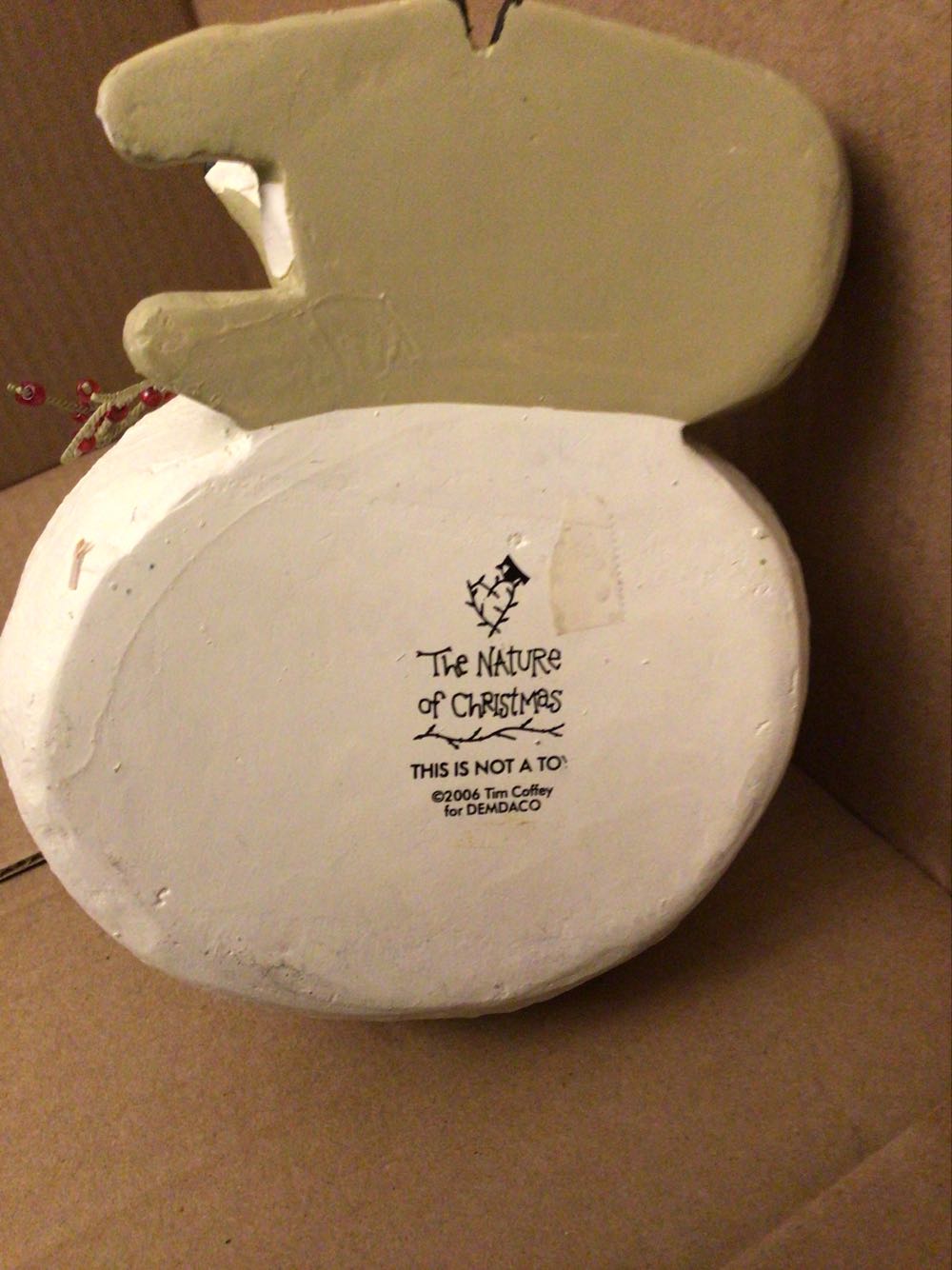 Tim Coffey’s Snowman With Care Share Antlered Reindeer  art collectible - Main Image 2