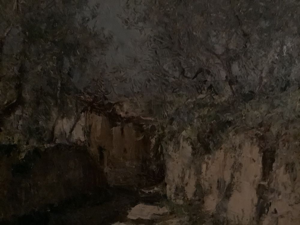 Strada circondata da ulivi - Alberto Cecconi art collectible - Main Image 2