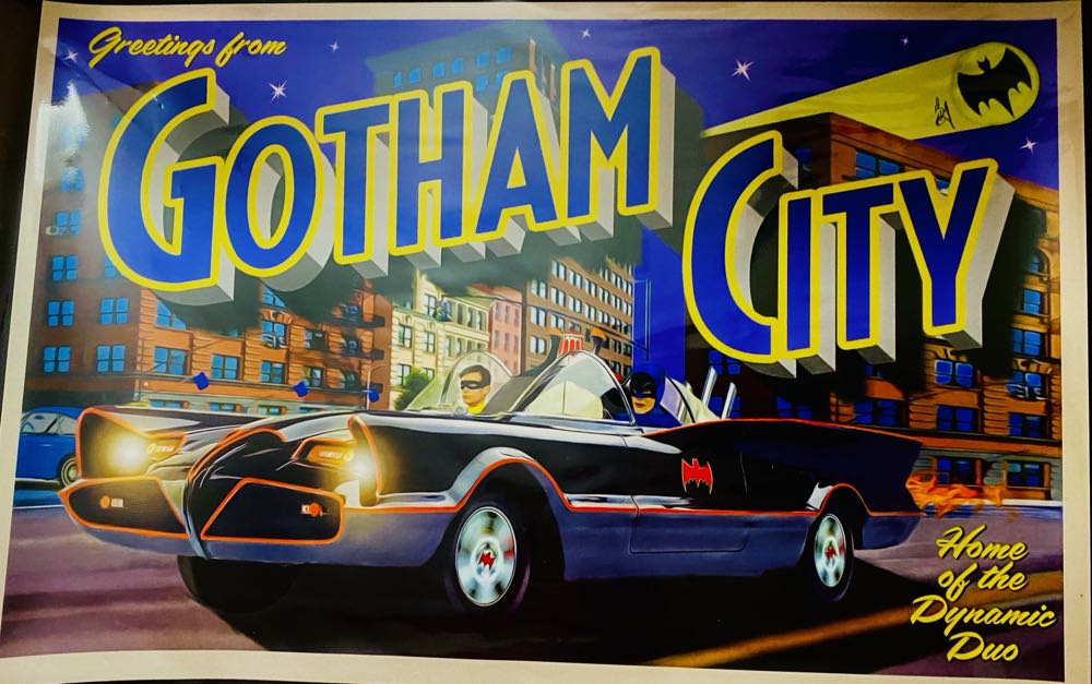 Greetings From Gotham City - Al Abbazia art collectible - Main Image 4