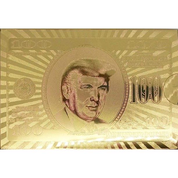 Gold Trump Playing Cards  art collectible - Main Image 1
