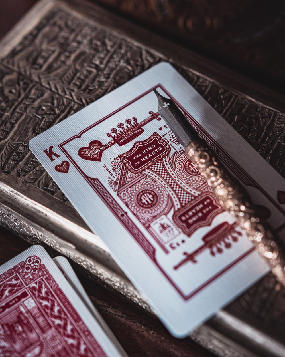 Red High Victorian Playing Cards - Theory 11 art collectible [Barcode 708828938160] - Main Image 4