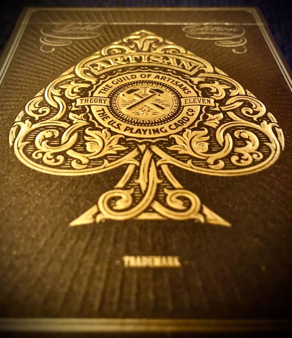 Gold Edition Artisan Playing Cards Theory11 Deck Factory Sealed - Theory 11 art collectible [Barcode 708828938429] - Main Image 2