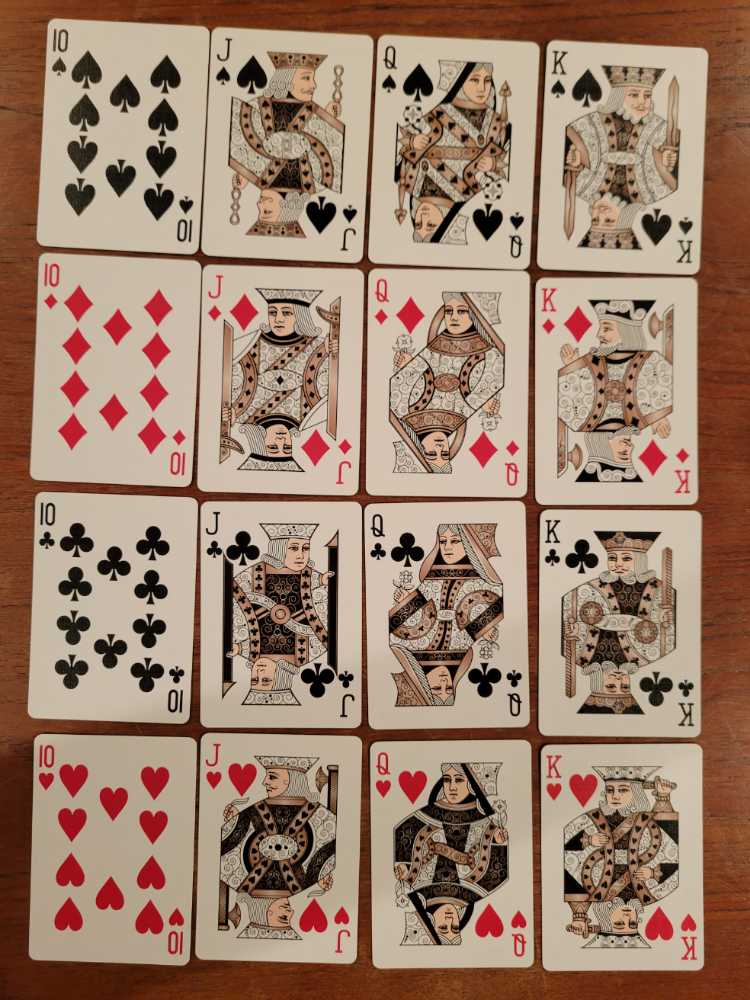 Bicycle Aureo Gold Playing Cards  art collectible [Barcode 073854024324] - Main Image 4