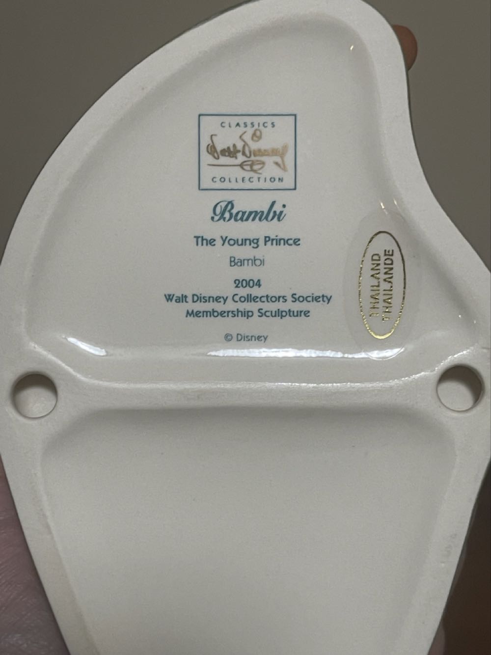 Bambi “The Young Prince” - Walt Disney Classics Collection Figurine - Walt Disney Classics Collection art collectible [Barcode 761880462950] - Main Image 4