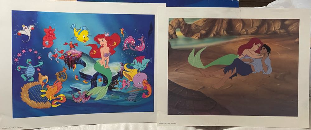 The Little Mermaid (Set Of 4) - Disney Store Exclusive Lithographs - The Disney Store art collectible [Barcode 434030533229] - Main Image 2
