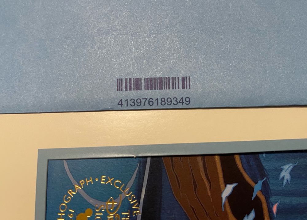 Pocahontas - 1995 Disney Store Exclusive Lithograph - The Disney Store art collectible [Barcode 413976189349] - Main Image 4