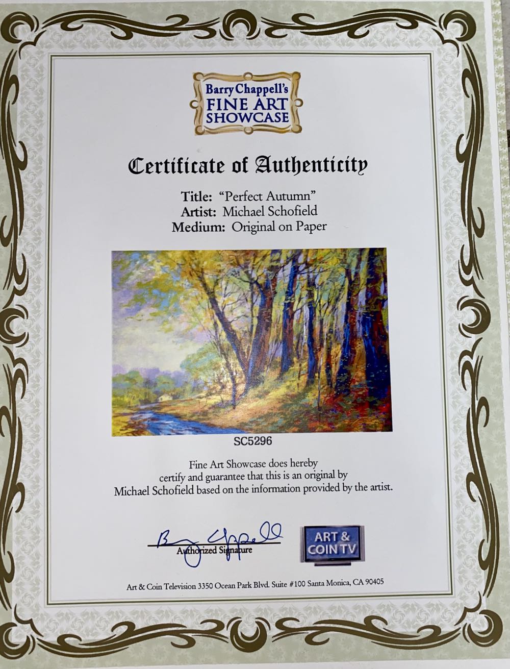 Perfect Autumn - Michael Schofield art collectible - Main Image 4