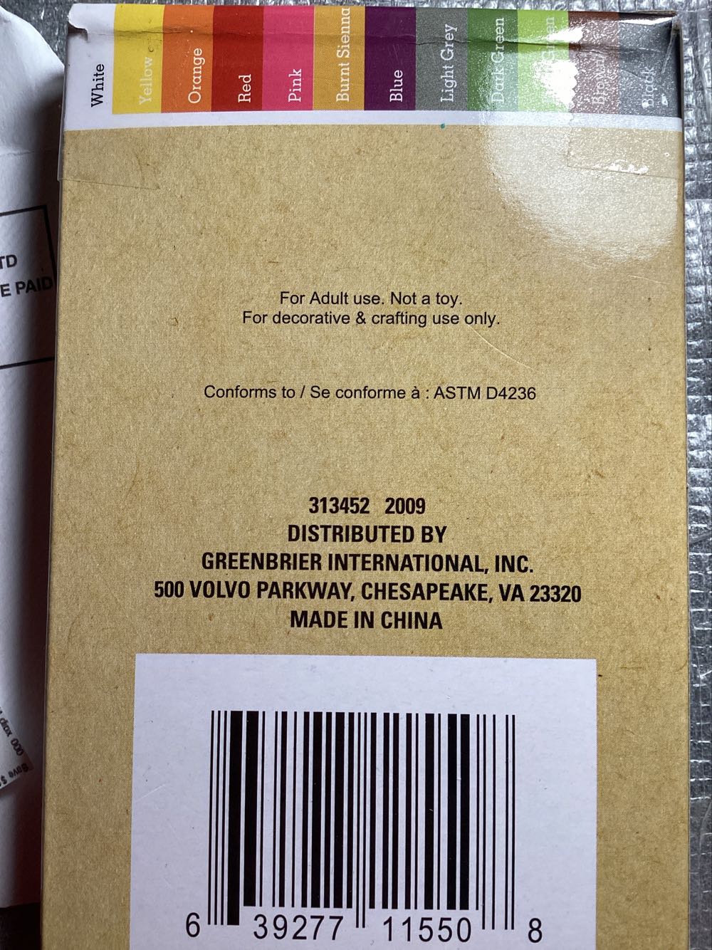 Crafter’s Square Oil Pastels 12 Colors  art collectible [Barcode 639277115508] - Main Image 3