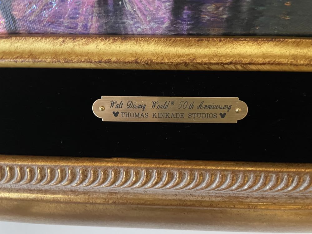 Walt Disney World 50th Anniversary - Thomas Kinkade art collectible - Main Image 2