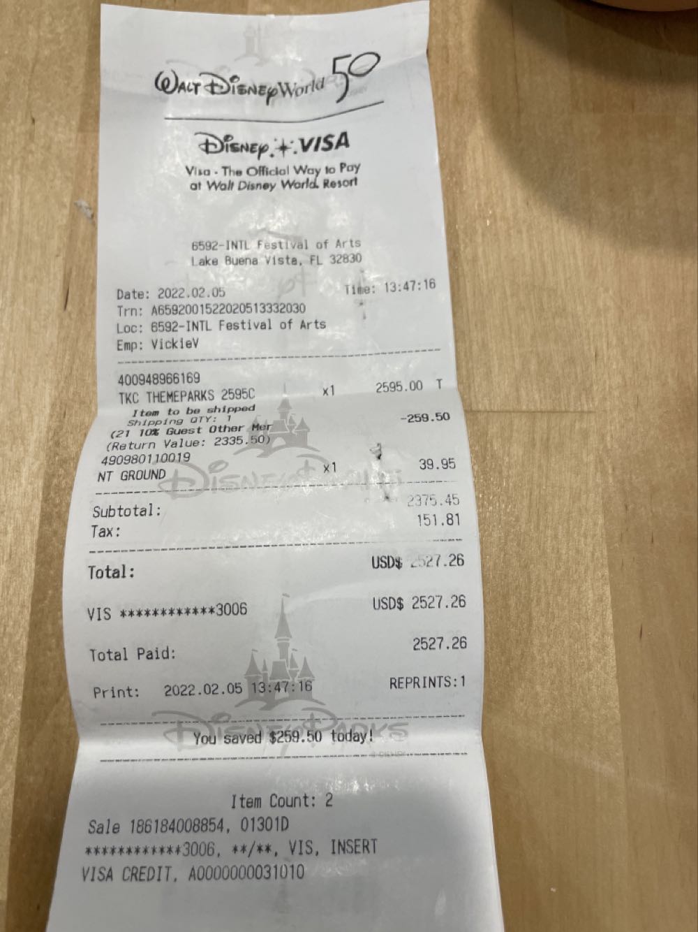 Walt Disney World 50th Anniversary - Thomas Kinkade art collectible - Main Image 3