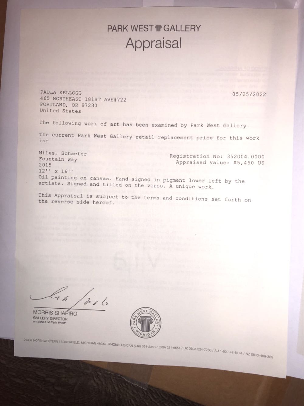 Fountain Way - Schaefer Miles art collectible - Main Image 3