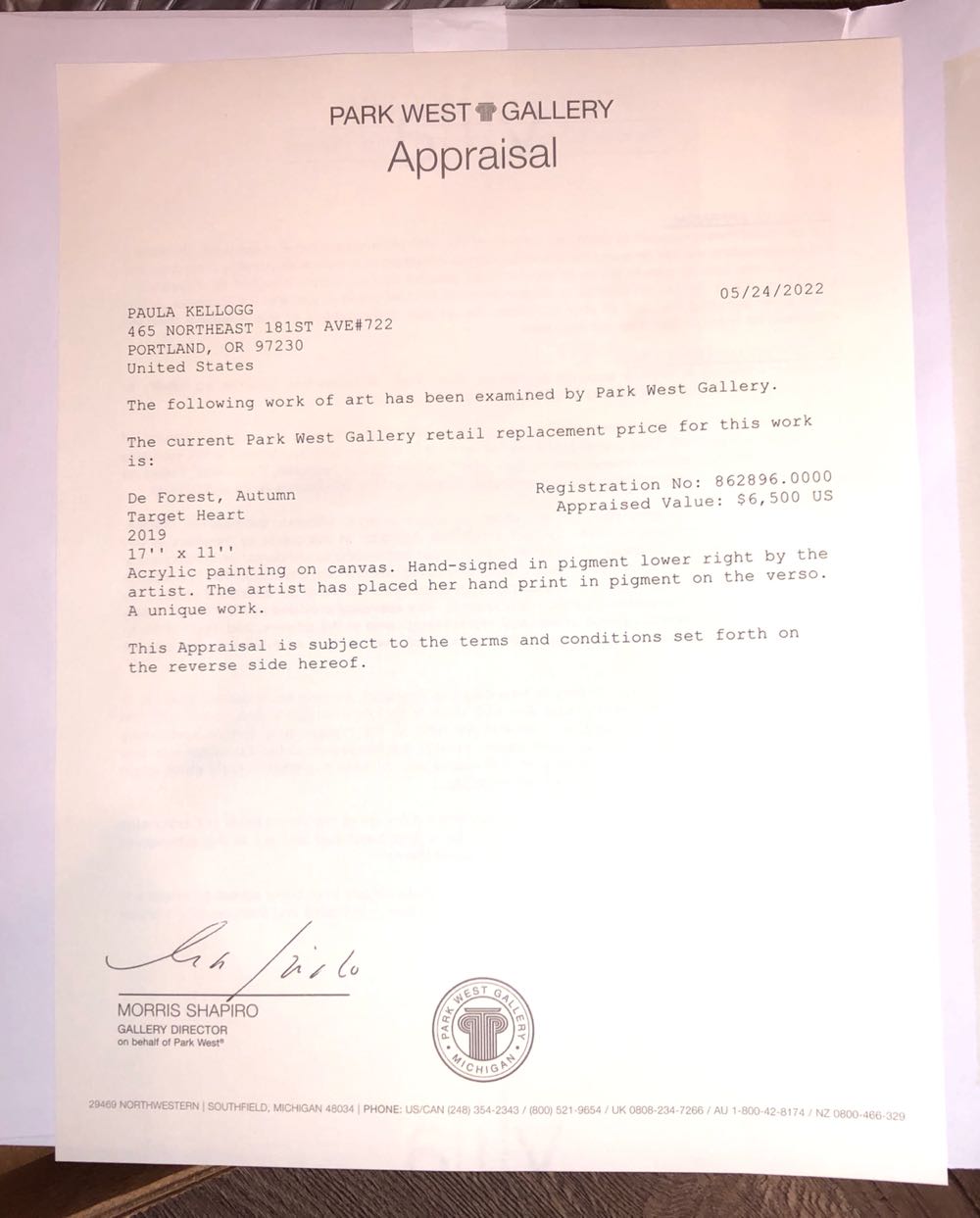 Target Heart - Autumn de Forest art collectible - Main Image 3