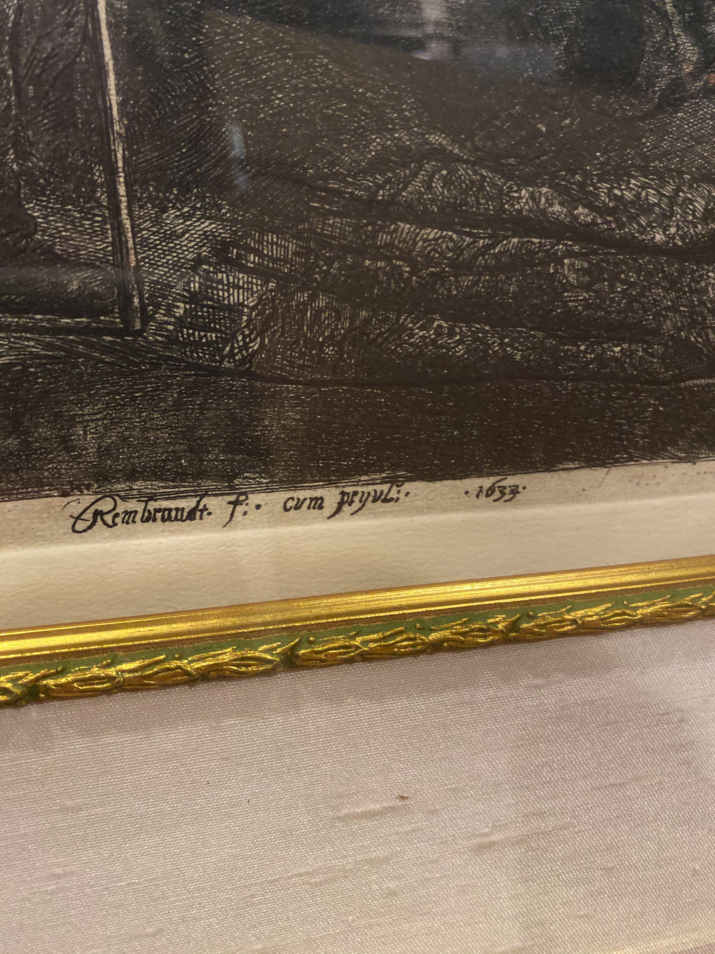 Rembrant f. cum pryul 1633 - Rembrandt art collectible - Main Image 3