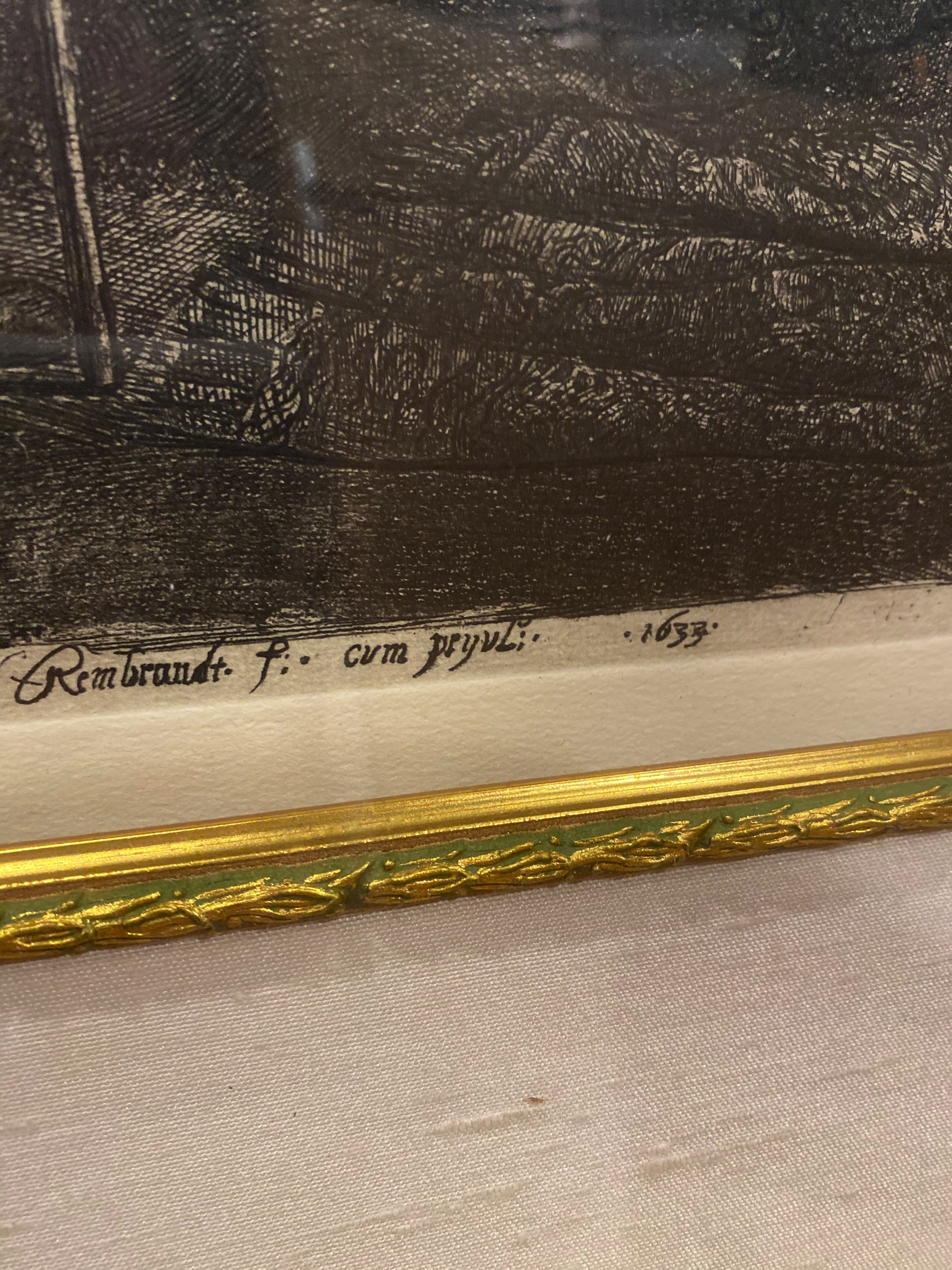 Rembrant f. cum pryul 1633 - Rembrandt art collectible - Main Image 4