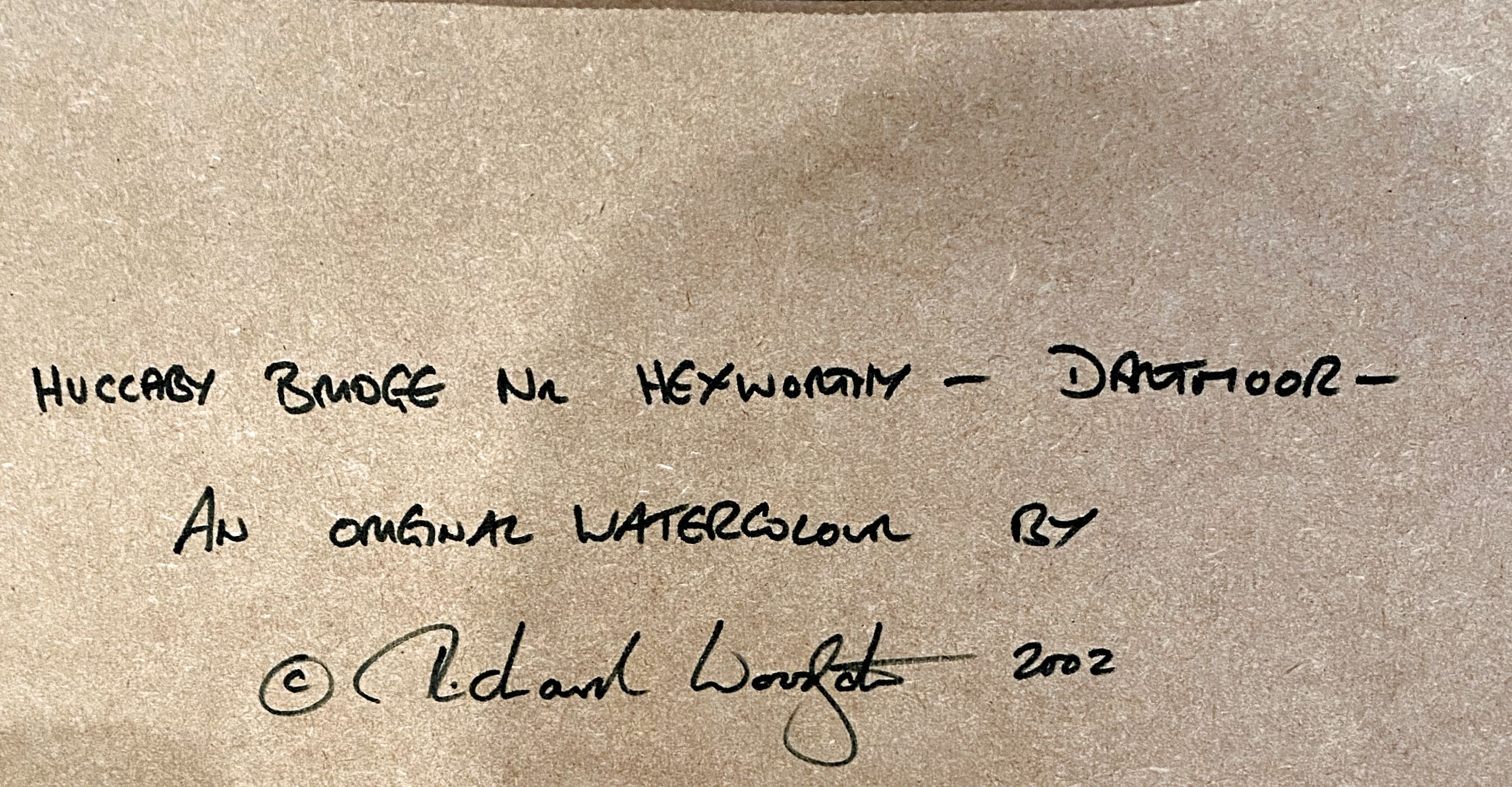 Huccaby Bridge - Richard Woodgate art collectible - Main Image 2