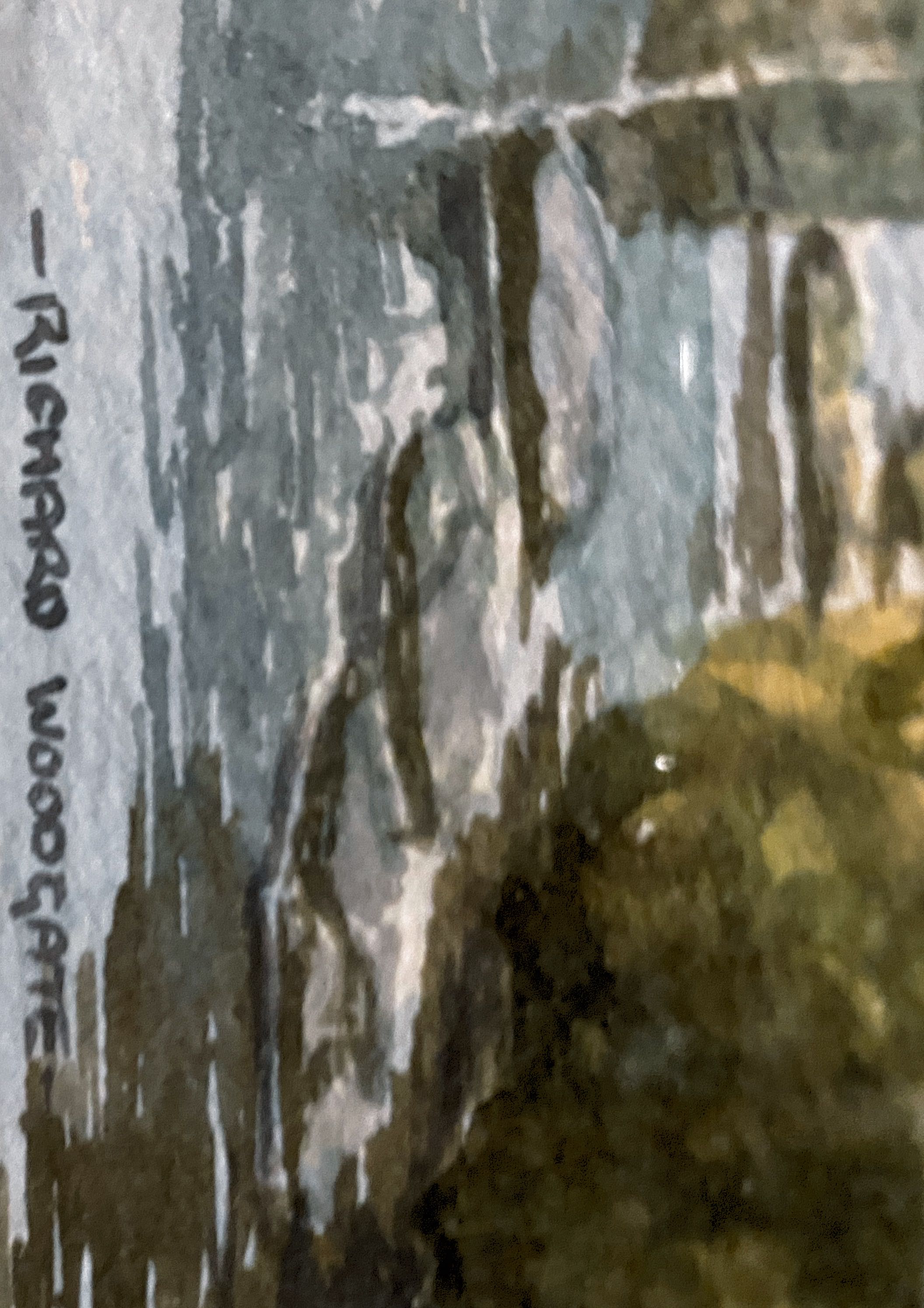 Huccaby Bridge - Richard Woodgate art collectible - Main Image 3