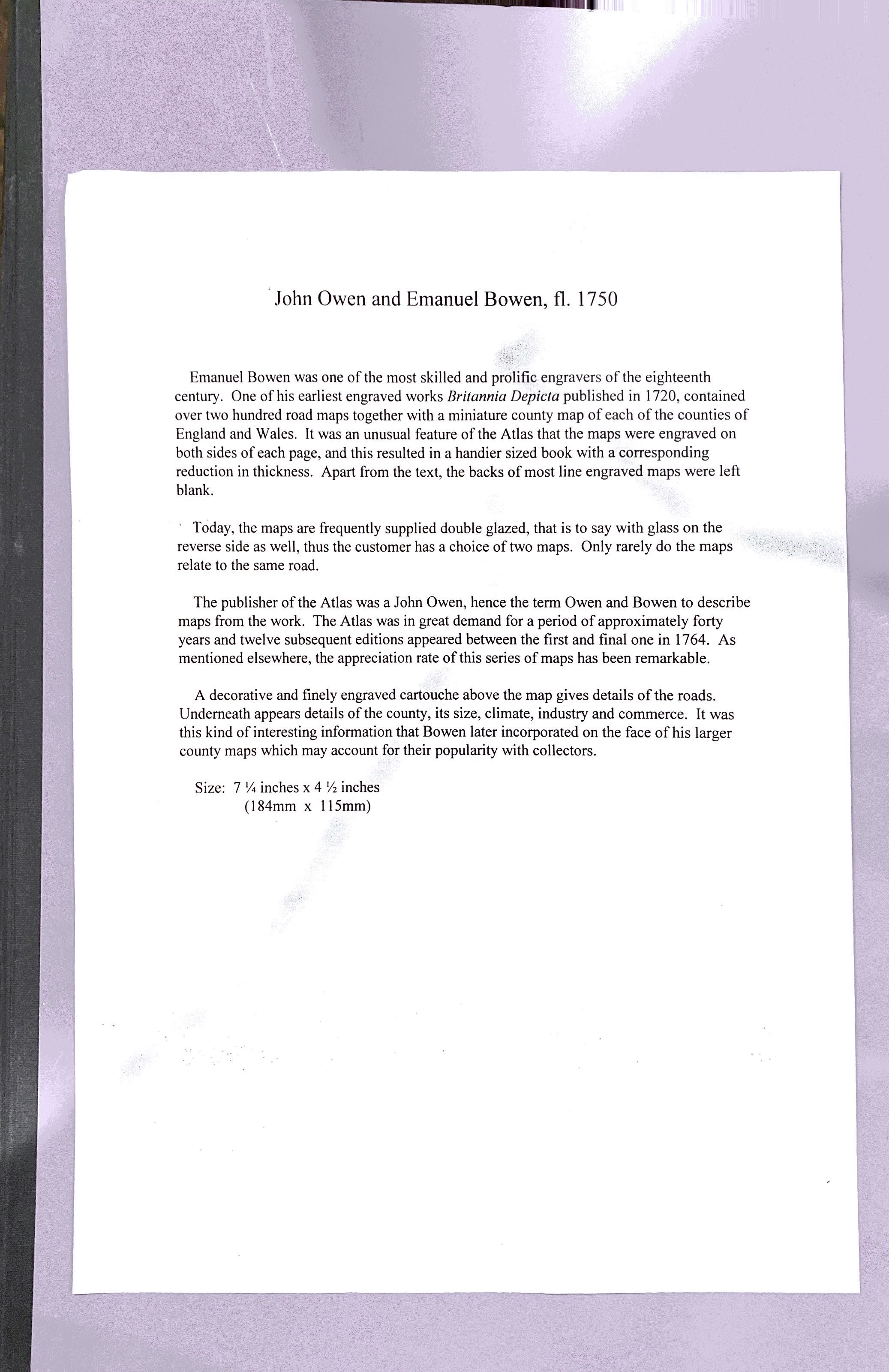 Road London to Wrotham - B. Owen art collectible - Main Image 3