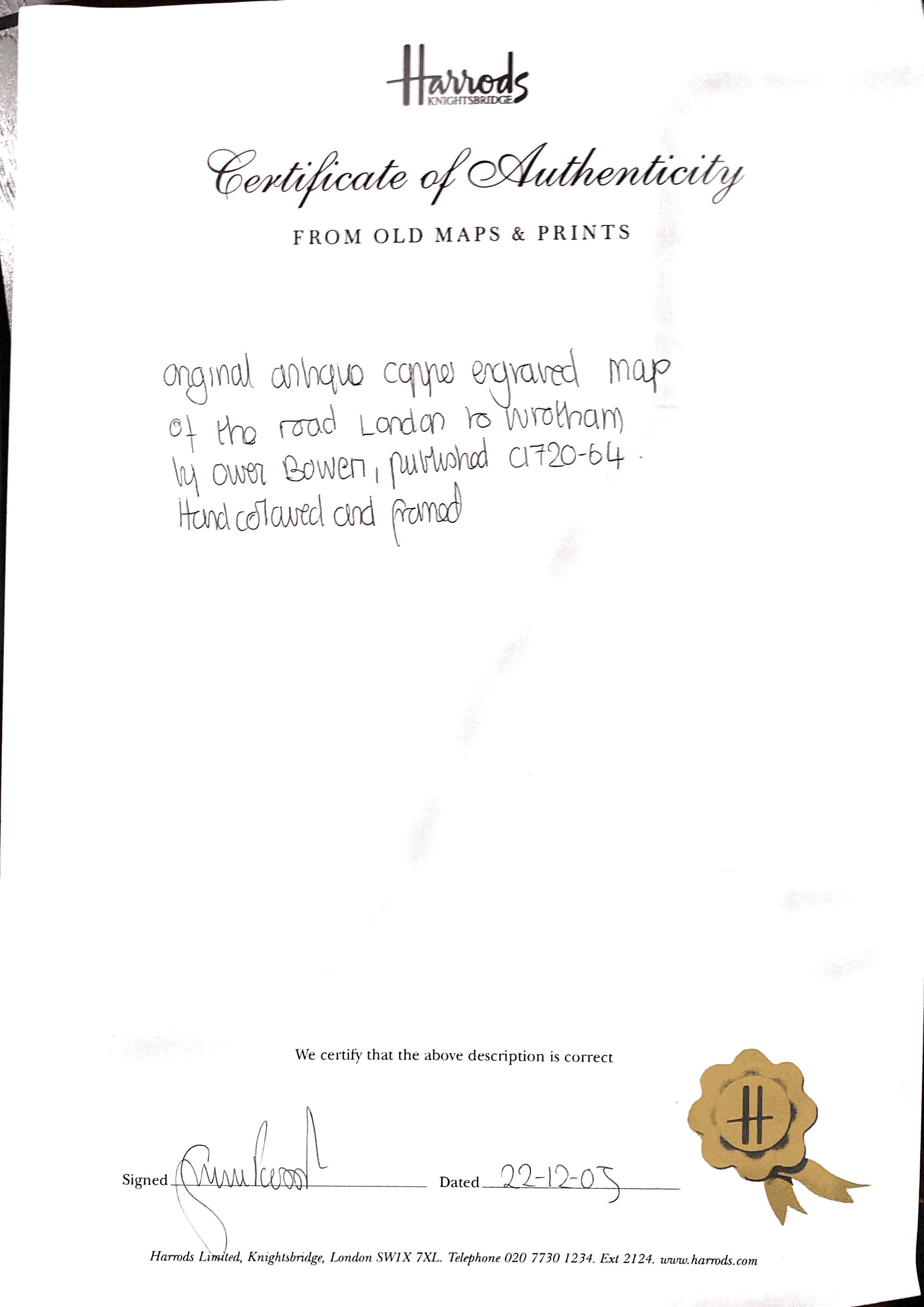 Road London to Wrotham - B. Owen art collectible - Main Image 4