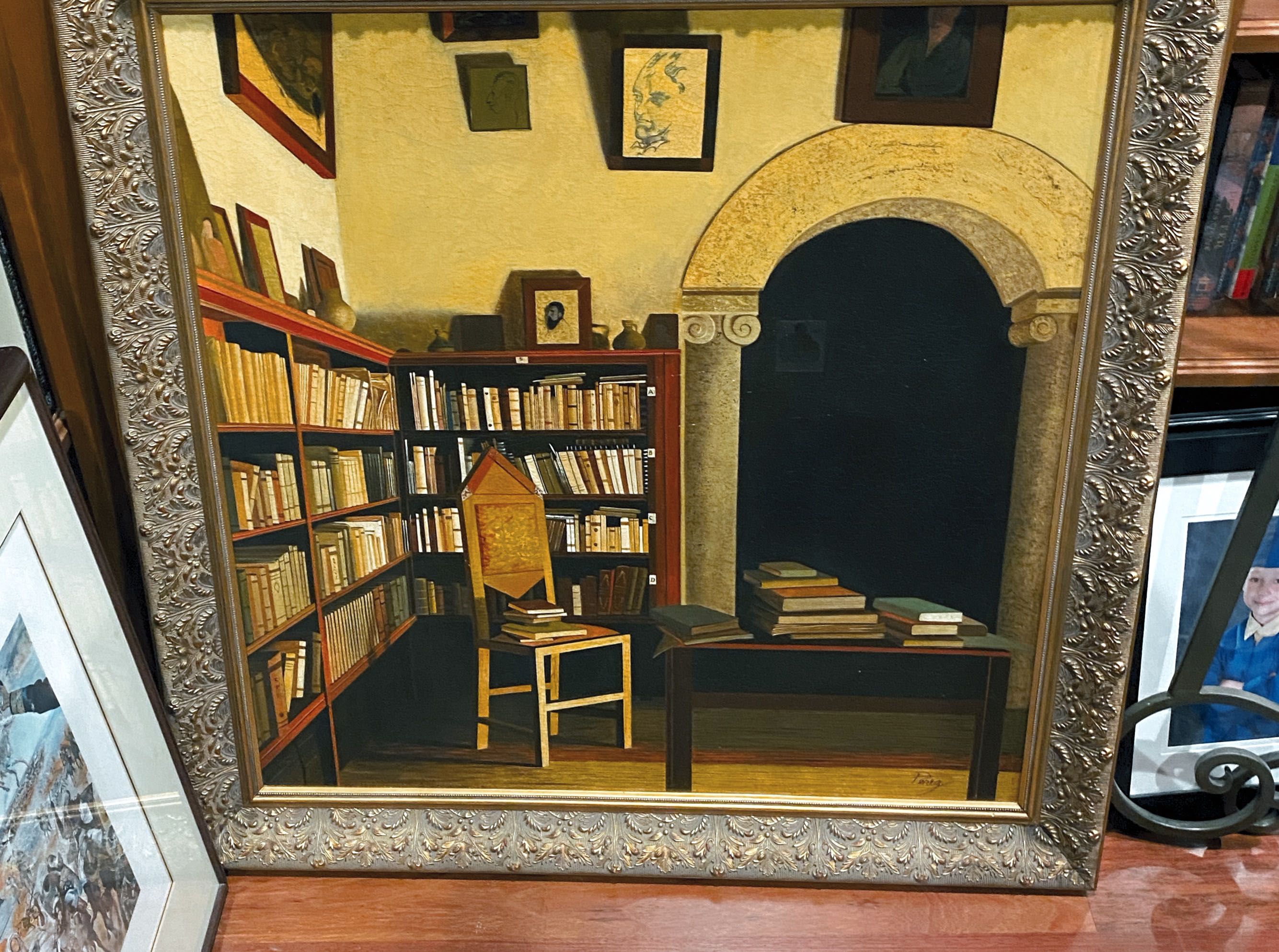 Biblioteca - Julian Perez art collectible - Main Image 2