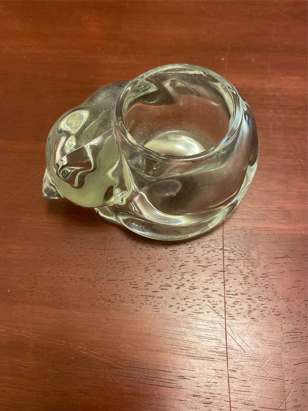 Cat Tea Light Holder  art collectible - Main Image 2