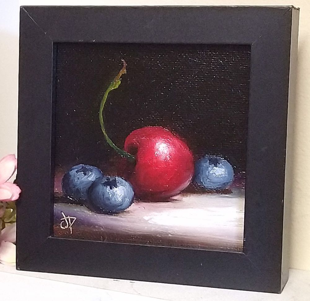 Little Cherry And Berries - Jane Palmer art collectible - Main Image 2