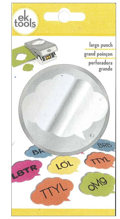 Large Word Bubble - EK Punch art collectible - Main Image 3