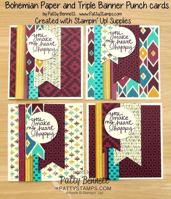 Banner Triple Punch - Stampin’ Up! art collectible - Main Image 3