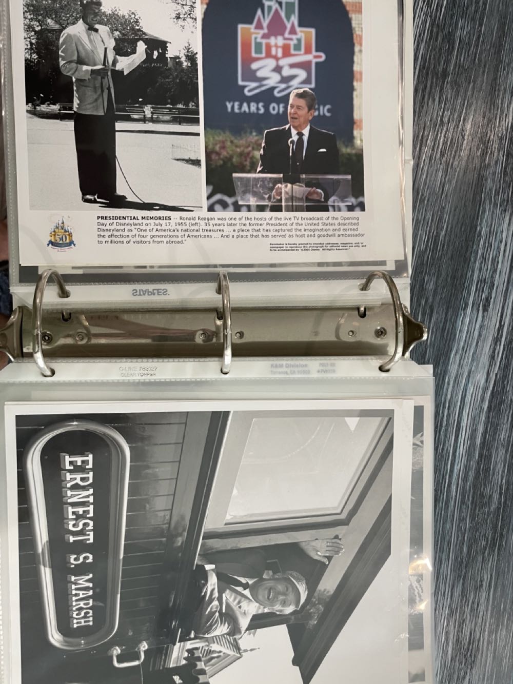 Disneyland Binder Of Publicity Photos  art collectible - Main Image 2