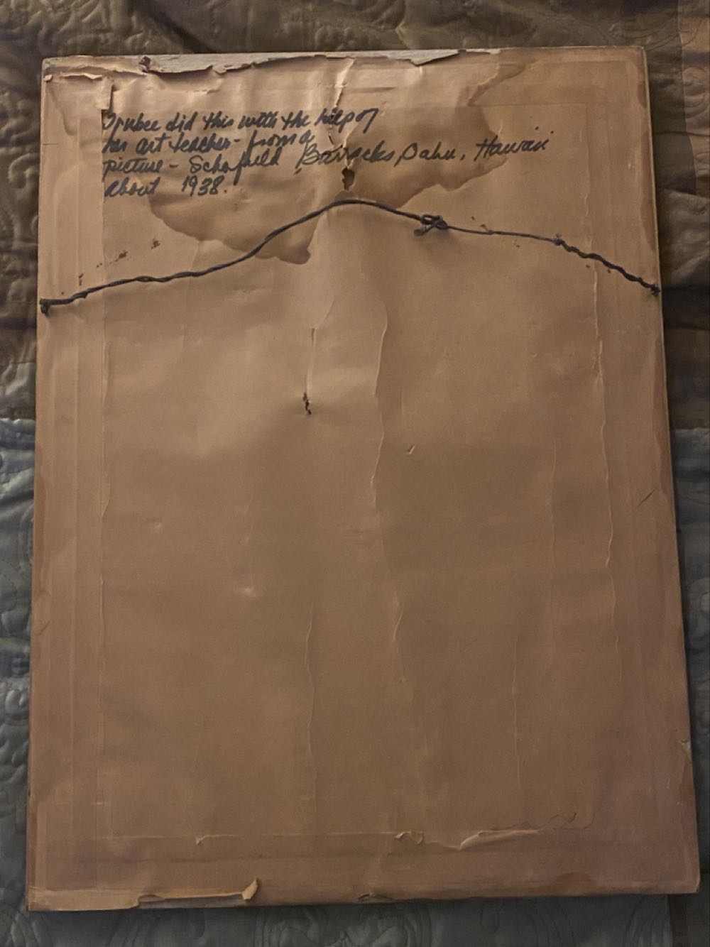 Pearl Harbor - Painting By Civilian Survivor  art collectible - Main Image 2