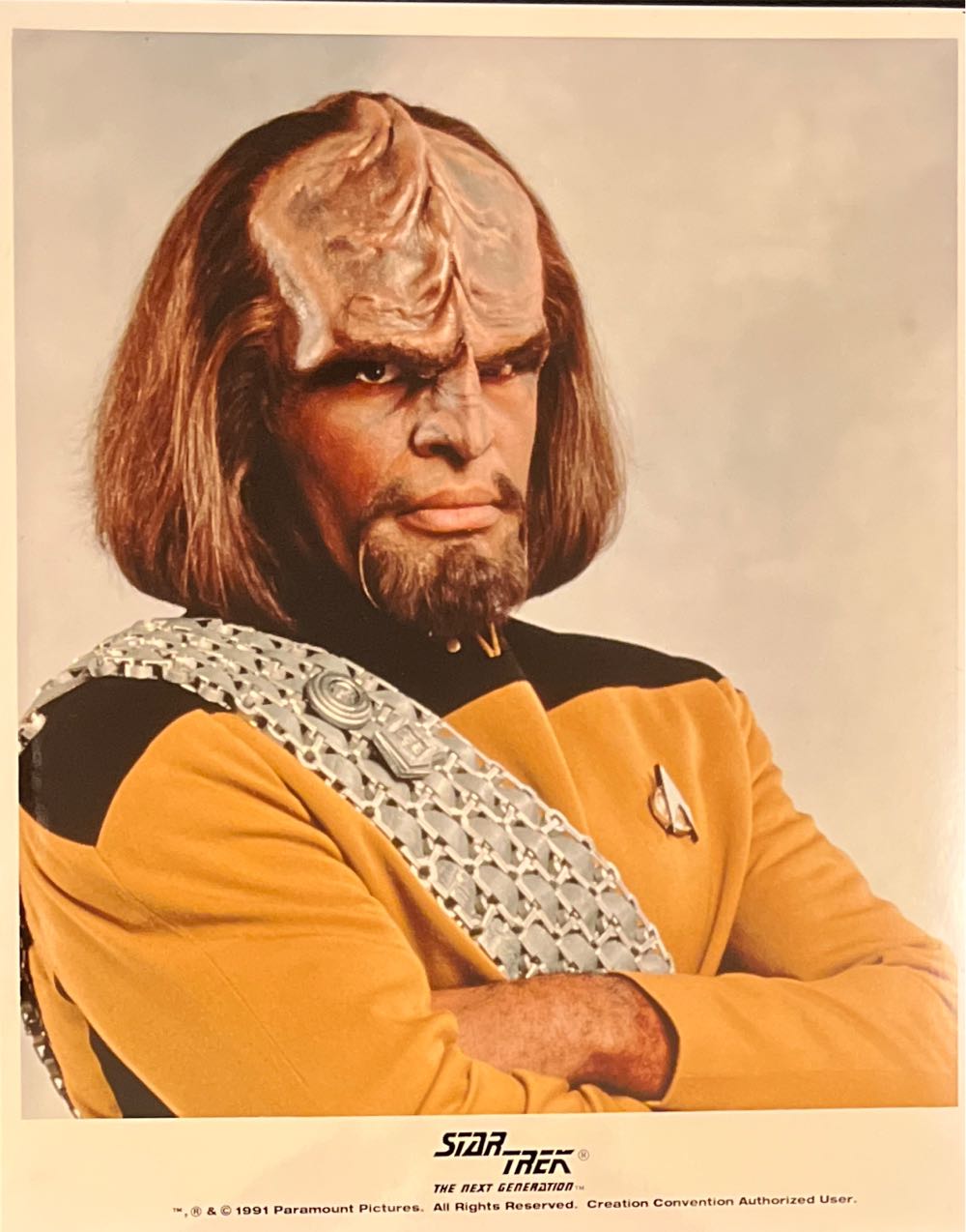 Star Trek TNG Picture Worf Portrait  art collectible - Main Image 1