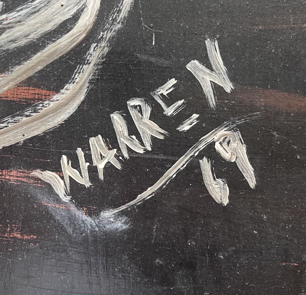 Ed Warren “Deliver Us From Evil” painting - Ed Warren art collectible - Main Image 4